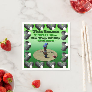 Funny Lawn Bowls, Paper Party Napkins Serviette
