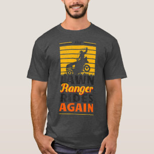 Funny Lawn Mower Cowboy Lawn Ranger Yard Arbeit T-Shirt