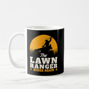 Funny Lawn Mower Cowboy Lawn Ranger Yard Work Rase Kaffeetasse