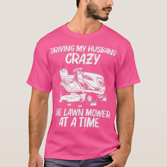 Funny Lawn Mowing Geschenk Frauen Mama Rasenmäher  T-Shirt (Vorderseite)