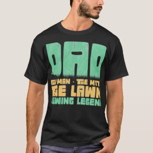 Funny Lawn Mowing Vater Pater Caretaker Gr T-Shirt