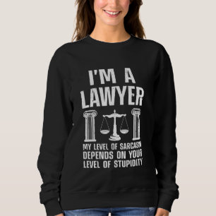 Funny Lawyer Art of Men Anwältin Rechtsanwältin Re Sweatshirt