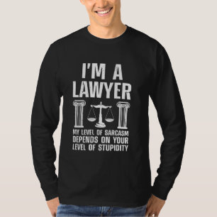 Funny Lawyer Art of Men Anwältin Rechtsanwältin Re T-Shirt