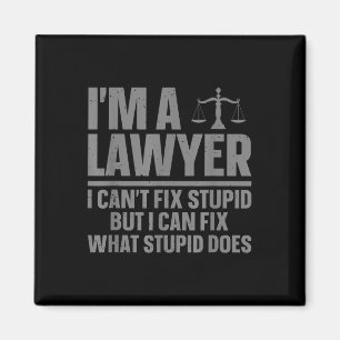 Funny Lawyer Design for Men Women Law School Attor Magnet