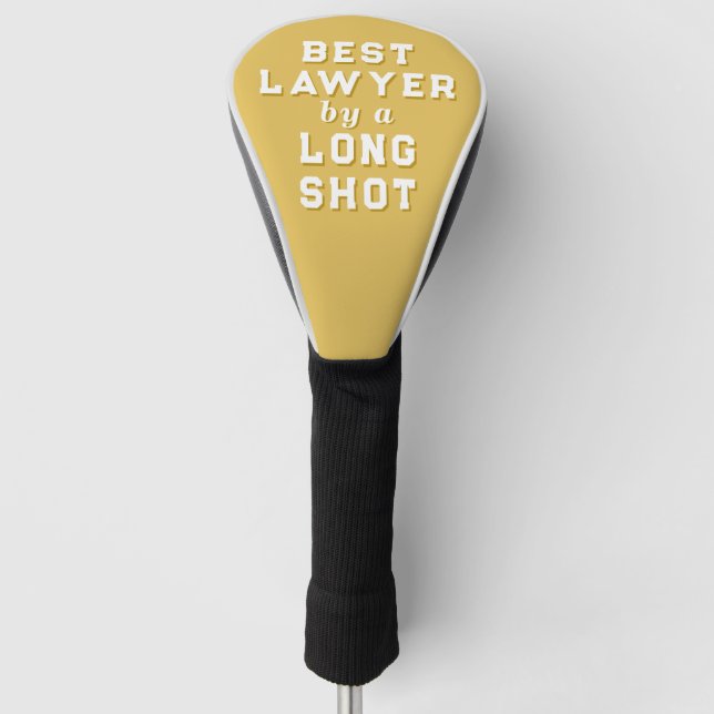 Funny Lawyer Golf Headcover (Vorderseite)