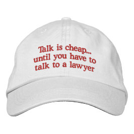 Funny Lawyer Hats Bestickte Kappe