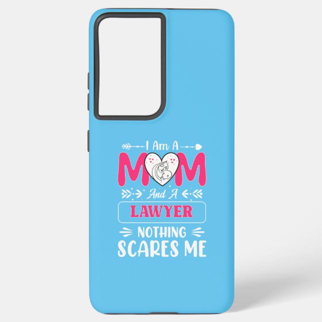 Funny Lawyer Mama, Anwältin Mama Funny Samsung Galaxy Hülle (Rückseite)