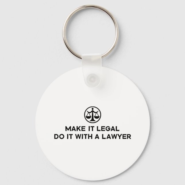 Funny Lawyer Schlüsselanhänger (Vorderseite)