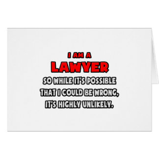 Funny Lawyer .. Sehr unwahrscheinlich