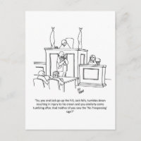Funny Lawyer Spaß Postcard