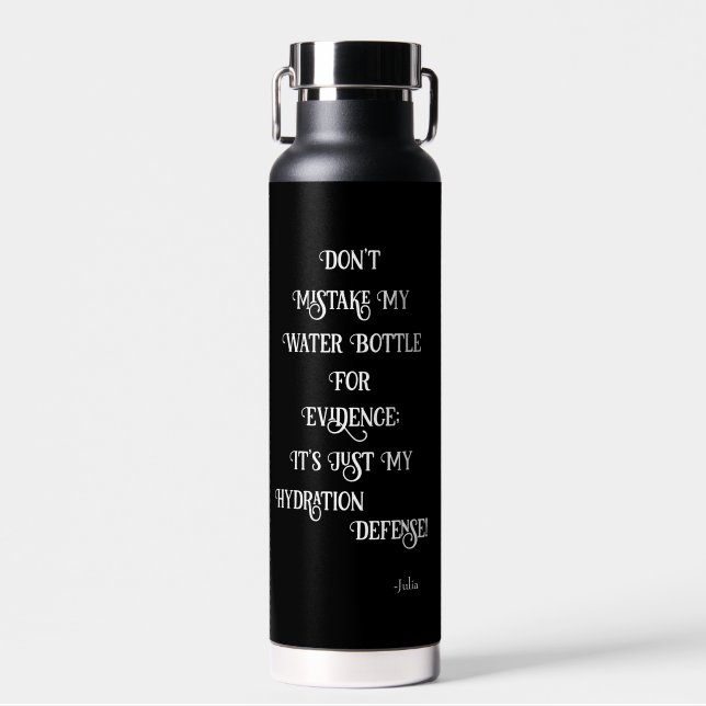 Funny Lawyer Spaß Zitat Rechtlich Personalisiert Trinkflasche (Vorne)