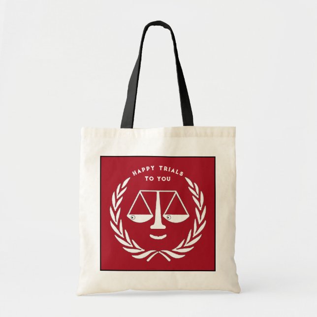 Funny Lawyer Tote Bag Tragetasche (Vorne)