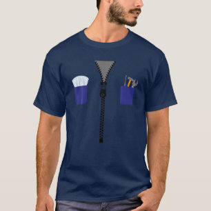 Funny Lazy Halloween Auto Mechanische Autos Kostüm T-Shirt