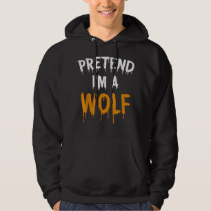 Funny Lazy Halloween Kostüm Geschenk vorgeben, ich Hoodie