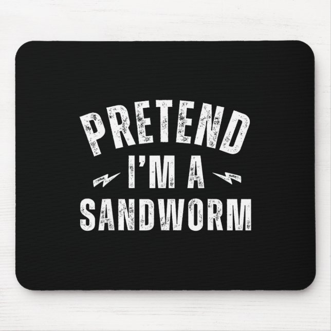 Funny Lazy Kostüm Last Minute vorgeben, ich bin ei Mousepad (Vorne)