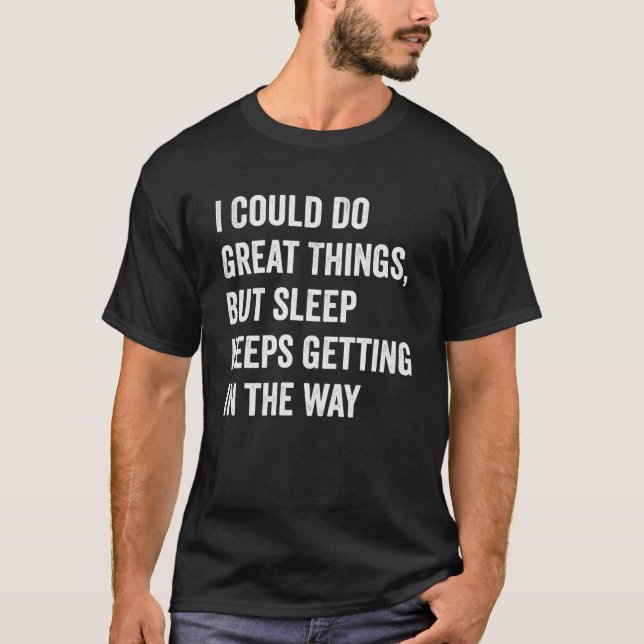 Funny Lazy Procrastinator Zitat Pullover Hoodie (Vorderseite)