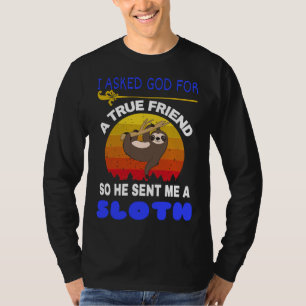 Funny Lazy Sloth tun es später Sloth Funny machen T-Shirt
