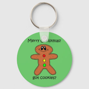 Funny Lebkuchen Mann Weihnachten Schlüsselanhänger