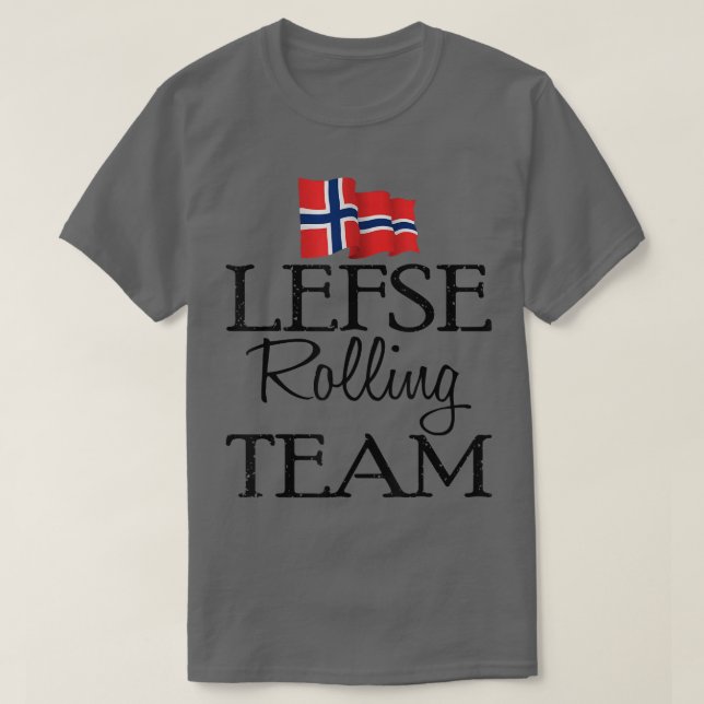 Funny Lefse Rolling Team Weihnachtskostüm Girl T-Shirt (Design vorne)