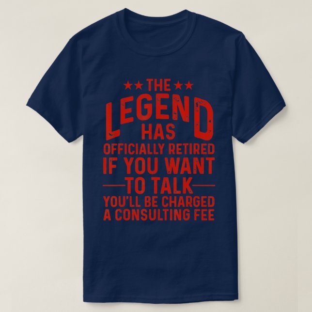 Funny Legend hat das Geschenk Retiree m T-Shirt (Design vorne)