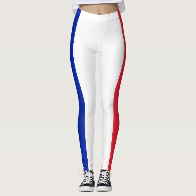 Funny Leggings flagge Frankreich |Super Christmas  (Vorderseite)