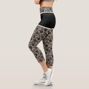 Funny Leggings Imitate Black Lace Fishnet und Kurz