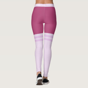Funny Leggings mit Imitaten Striptrack Overknee So