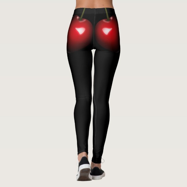 Funny Leggings mit Red Sweet Chery (Rückseite)