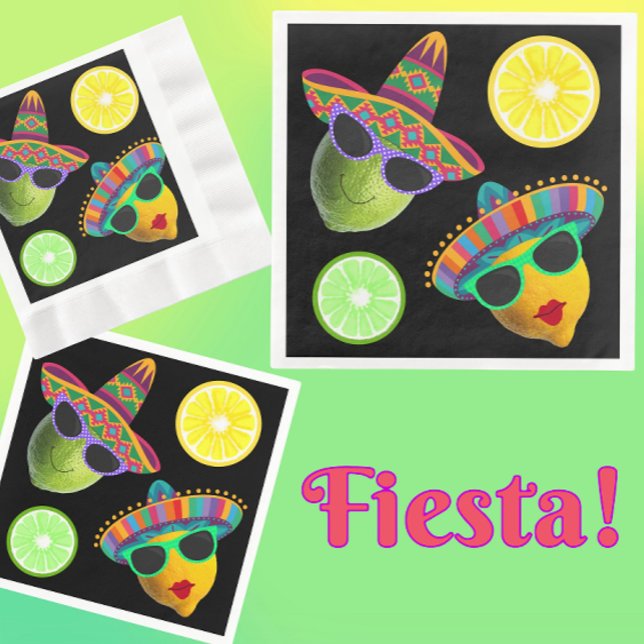 Funny Lemon Lime Party Serviette (Party napkins!)