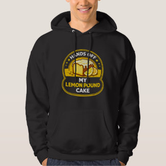 Funny lemon pound cake baking humor dessert lover  hoodie