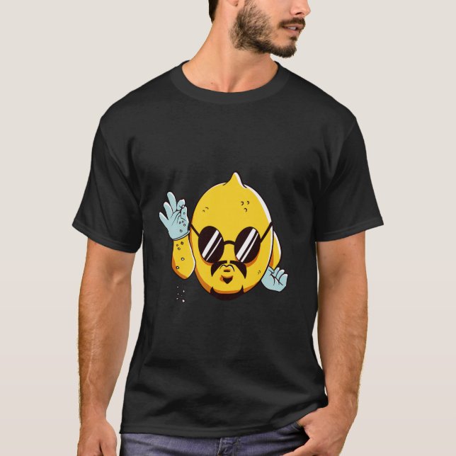 Funny Lemon Salting Frucht Lemon Liebhaber Fruchts T-Shirt (Vorderseite)