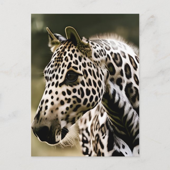 Funny Leopard Appaloosa Horse carte postale (Devant)