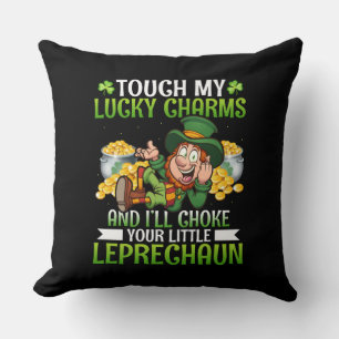 Funny Leprechaun Lucky Charms St Patrick's Day Kissen