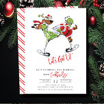 Funny Let's Get Lit Holiday Cocktail Party Einladung<br><div class="desc">Feiern Sie die Urlaubssaison mit einem festlichen & unterhaltsamen Weihnachtscocktail-Party! Genießen Sie köstliche Cocktails, eine gute Gesellschaft und viel Feiertagsstimmung. Diese Einladung enthält die niedlichen Rentiere und den Weihnachtsmann, der mit dem Sprichwort "Lasst uns beleuchten" in ein Martini-Glas klettert. Es ist der perfekte Weg, um Ihre Gäste zu einer Nacht...</div>