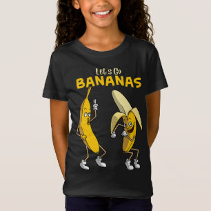 Funny Let's Go Bananas Geschenk Kinder Jungs Mädch T-Shirt