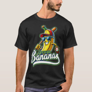 Funny Let's Go Bananen Shirt Niedlich Banane für K