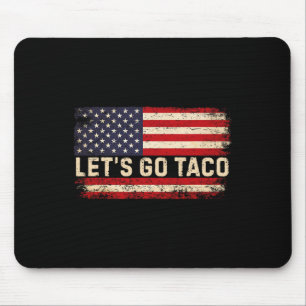 Funny Let's Go Taco 23 Mousepad