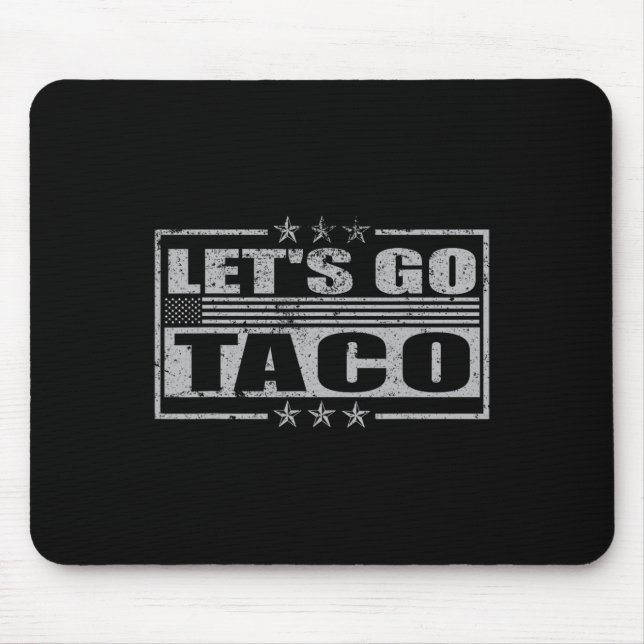 Funny Let's Go Taco 25 Mousepad (Vorne)