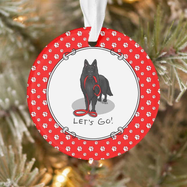 Funny Let's Go! Walk Belgian Sheepdog (black 1) (Arbre)