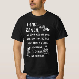 Funny Letter to Weihnachten Weihnachten Weihnachts T-Shirt