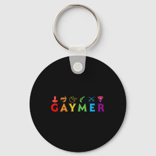 Funny Lgbt Pride Gay Gamer Videospiel Lover Schlüsselanhänger