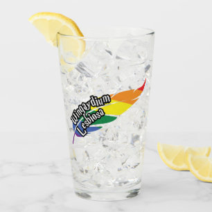Funny LGBTQ   Wortspiel   Stolz   Regenbogen Glas