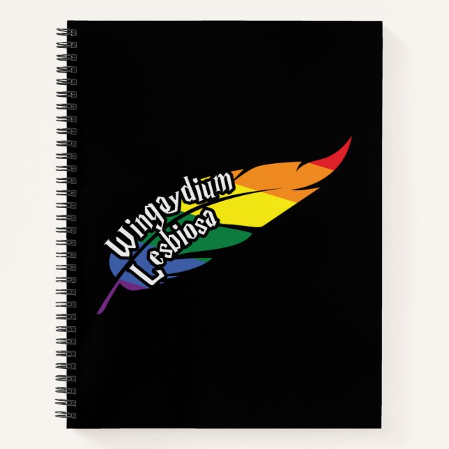 Funny LGBTQ | Wortspiel | Stolz | Regenbogen Notizbuch (Vorderseite)