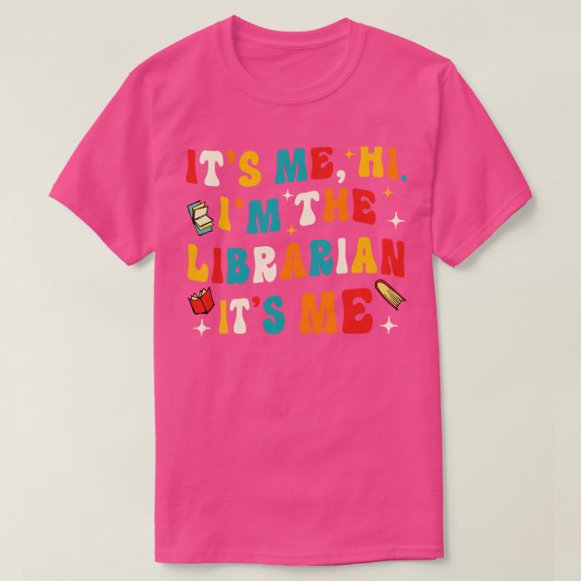 Funny Librarian Gift T-Shirt (Design vorne)
