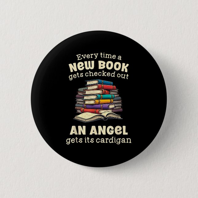 Funny Librarian Quote For Library Nerd  Button (Vorderseite)