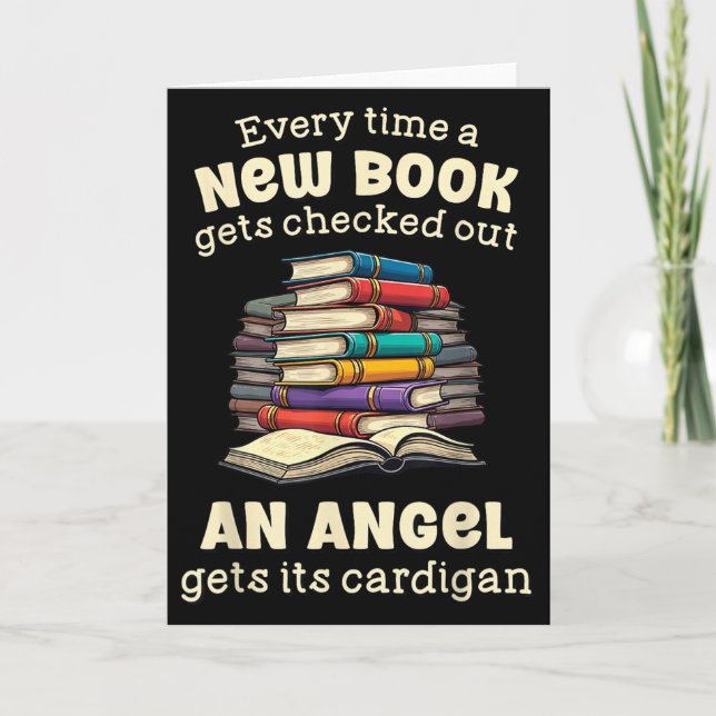 Funny Librarian Quote For Library Nerd  Karte (Vorderseite)