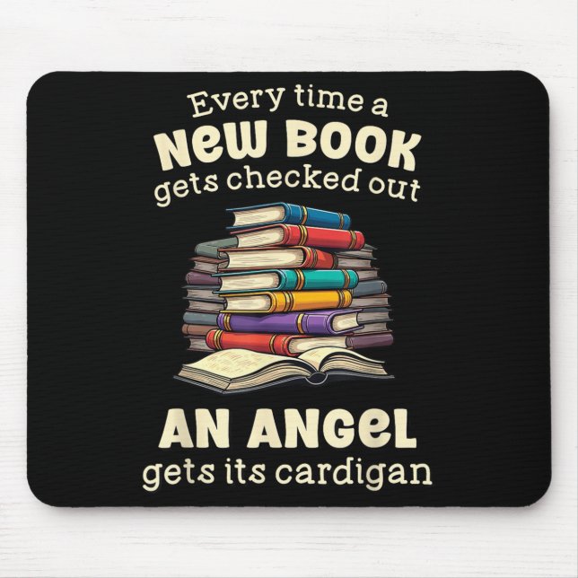 Funny Librarian Quote For Library Nerd  Mousepad (Vorne)