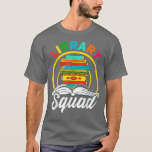 Funny Library Squad Librarian Bookworm Lesen Boo T-Shirt