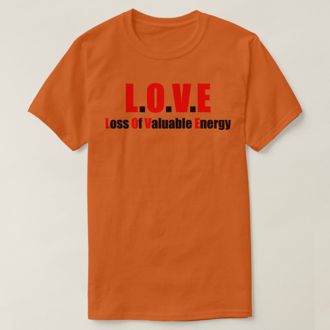 Funny Liebe Akronym T-Shirt (Design vorne)