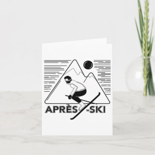 Funny Liebe Apres Ski - Großartiges Schneeflover - Karte